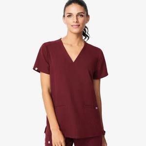 Limited Edition Figs Burgundy Scrub Set